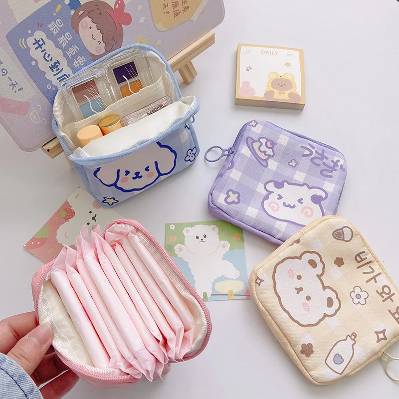 Tech Accessories Kit - Korean Cute Bear Large Capacity Sanitary