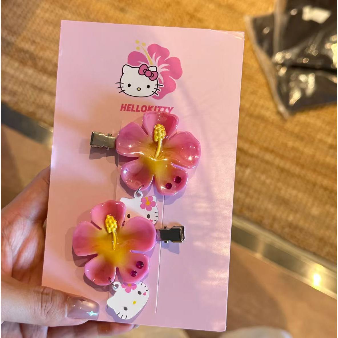 Tech Accessories Women - Kawaii Sanrio Hello Kitty Flower Hair