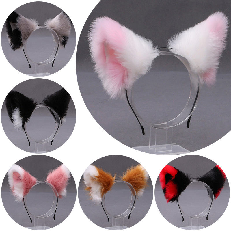 Tech Accessories Women - Fluffy Fox Cat Ear Plush Headband