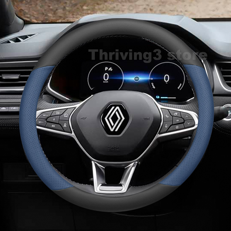 Tech Accessories Hub - Leather Car Steering Wheel Cover For