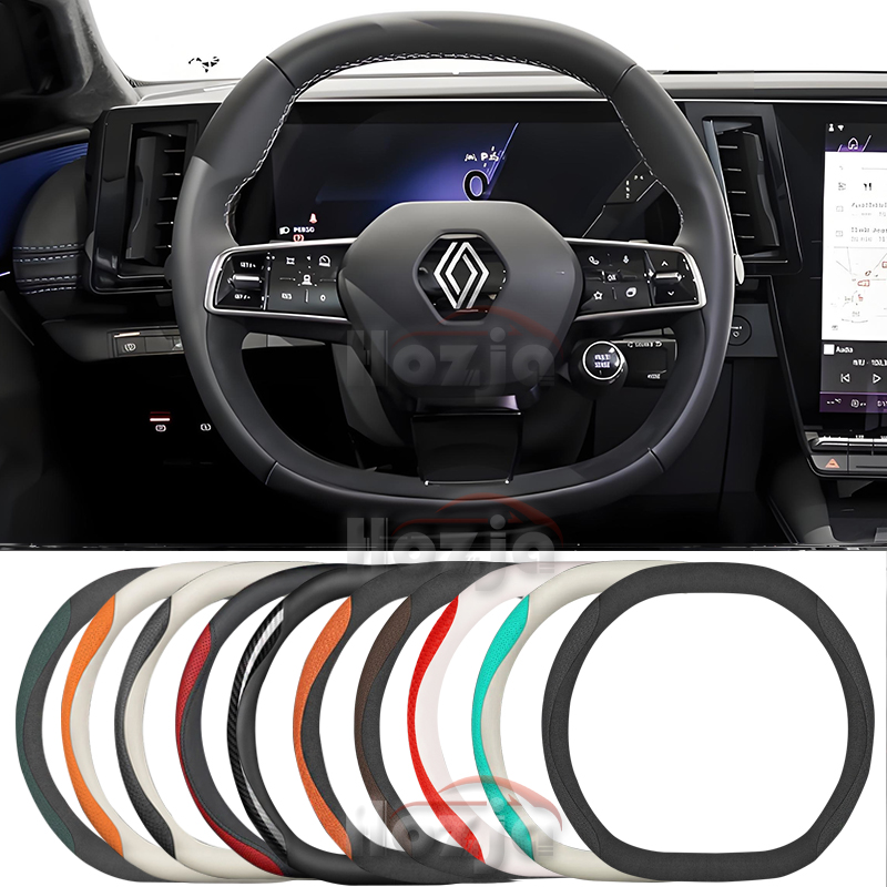 Tech Accessories Hub - Leather Car Steering Wheel Cover for