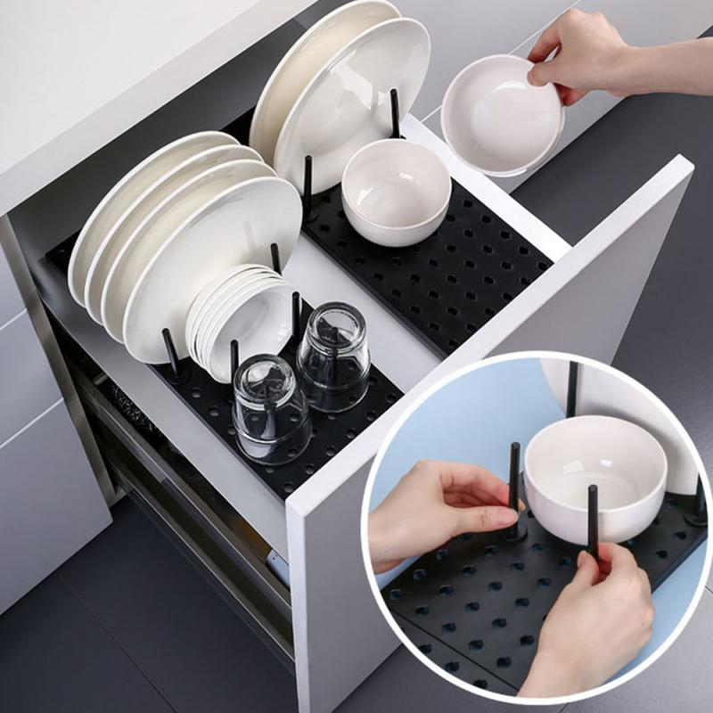 Tech Accessories Organizer - Kitchen Organizer Dish Drying Rack Plates