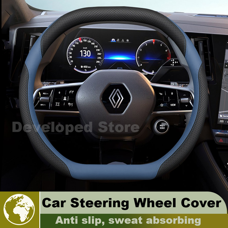 Tech Accessories Hub - Car Steering Wheel Cover For Renault