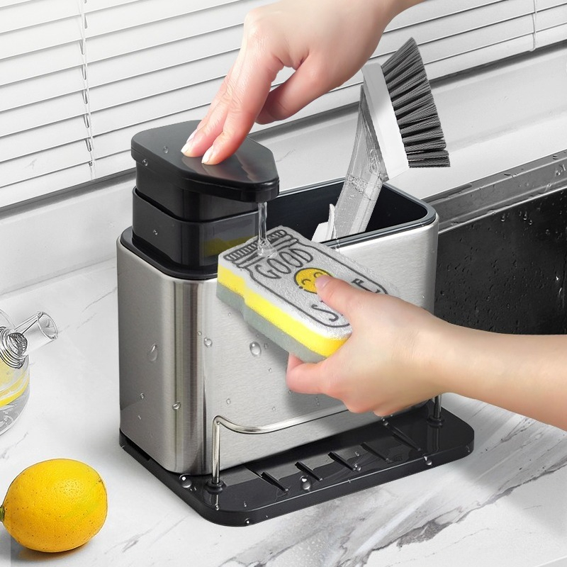 Tech Accessories Organizer - 1PC Multifunctional Stainless Steel Tableware Soap