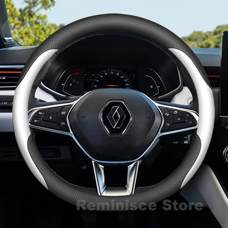 Tech Accessories Hub - Leather Car Steering Wheel Cover for