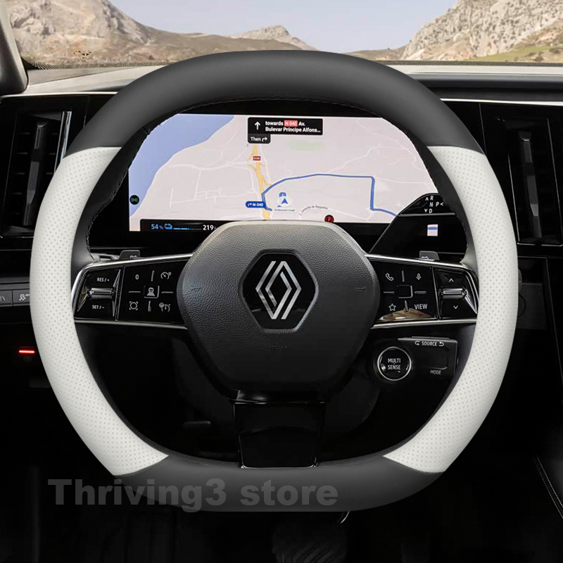 Tech Accessories Hub - Leather Car Steering Wheel Cover For