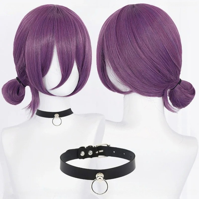 Tech Accessories Women - Anime Reze Cosplay Wig 45cm Purple