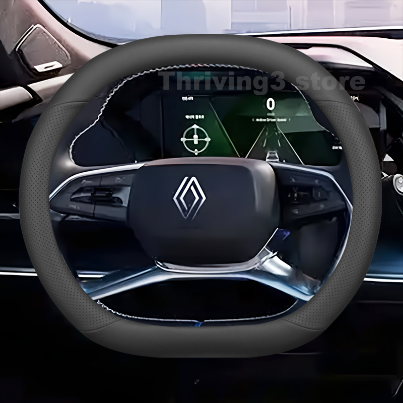 Leather Car Steering Wheel Cov - Tech Accessories Hub review and price