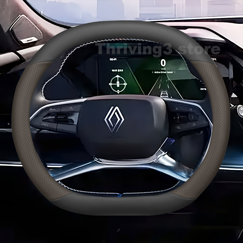 Leather Car Steering Wheel Cov - Tech Accessories Hub review and price