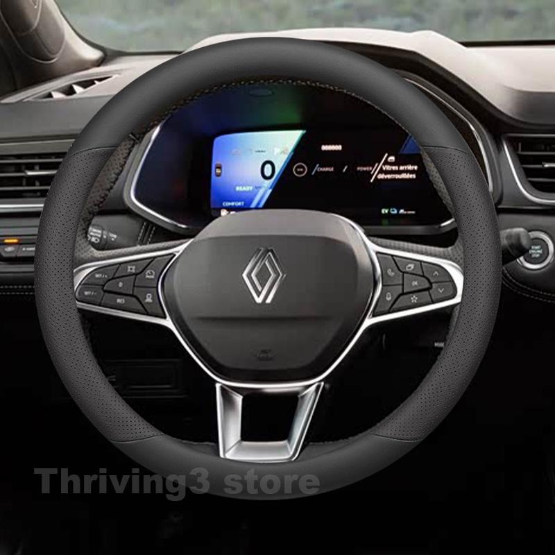 Leather Car Steering Wheel Cov - Tech Accessories Hub review and price
