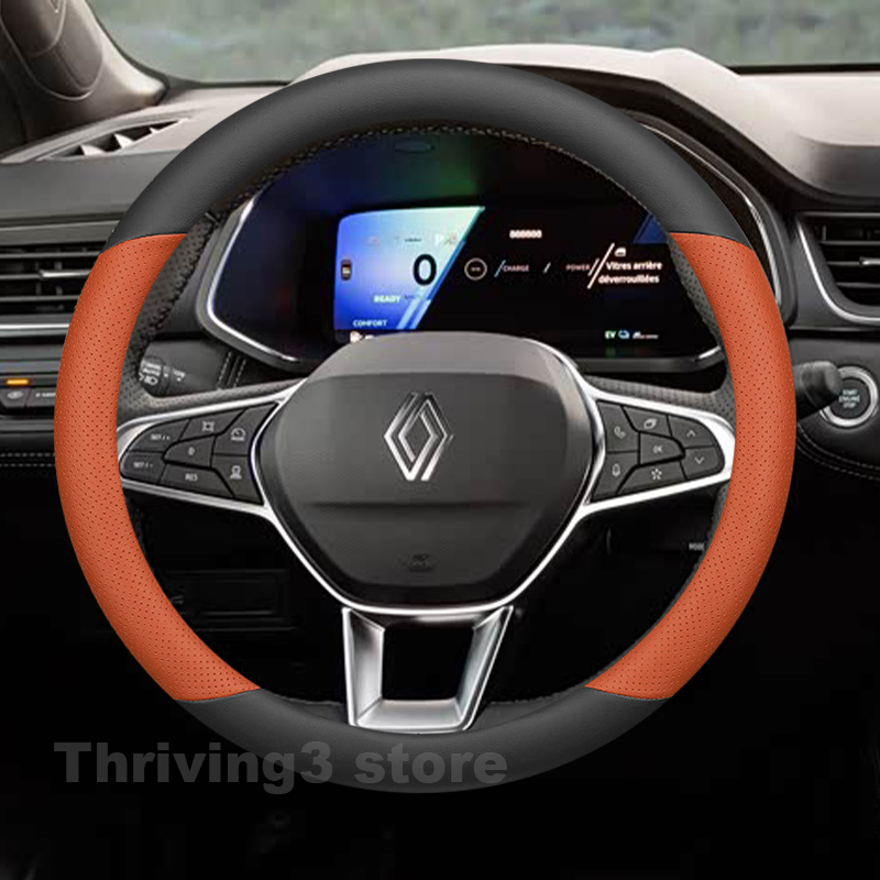 Leather Car Steering Wheel Cov - Tech Accessories Hub review and price