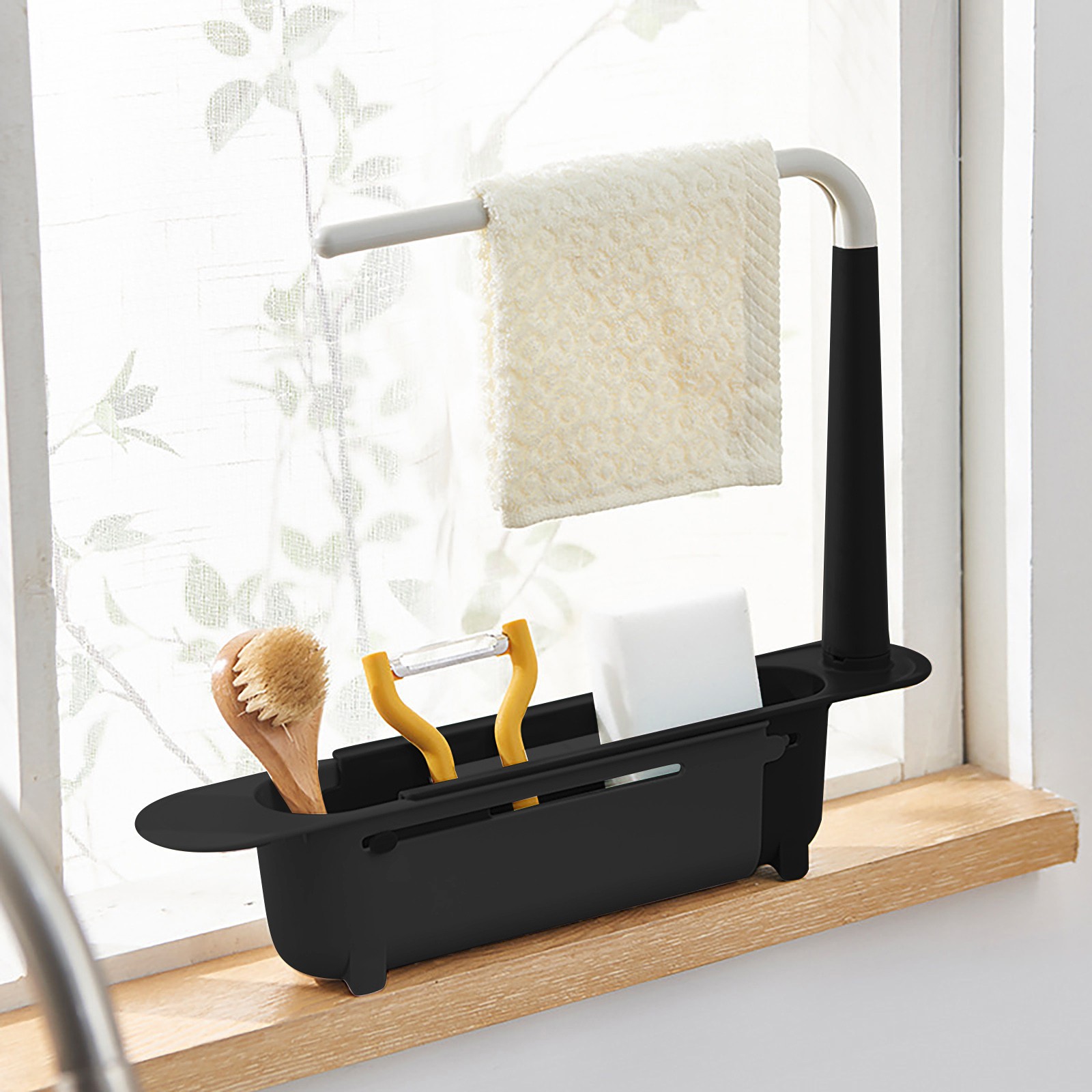 elescopic Sink Shelf Drainer R - Tech Accessories Organizer review and price