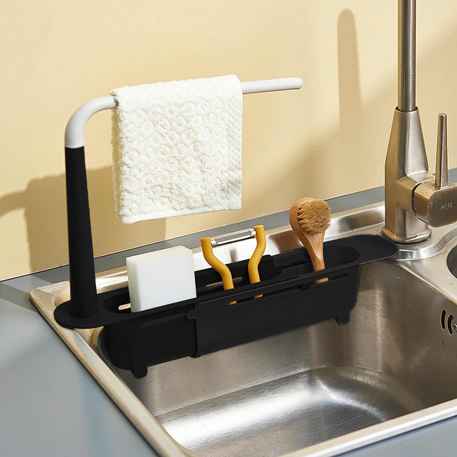elescopic Sink Shelf Drainer R - Tech Accessories Organizer review and price