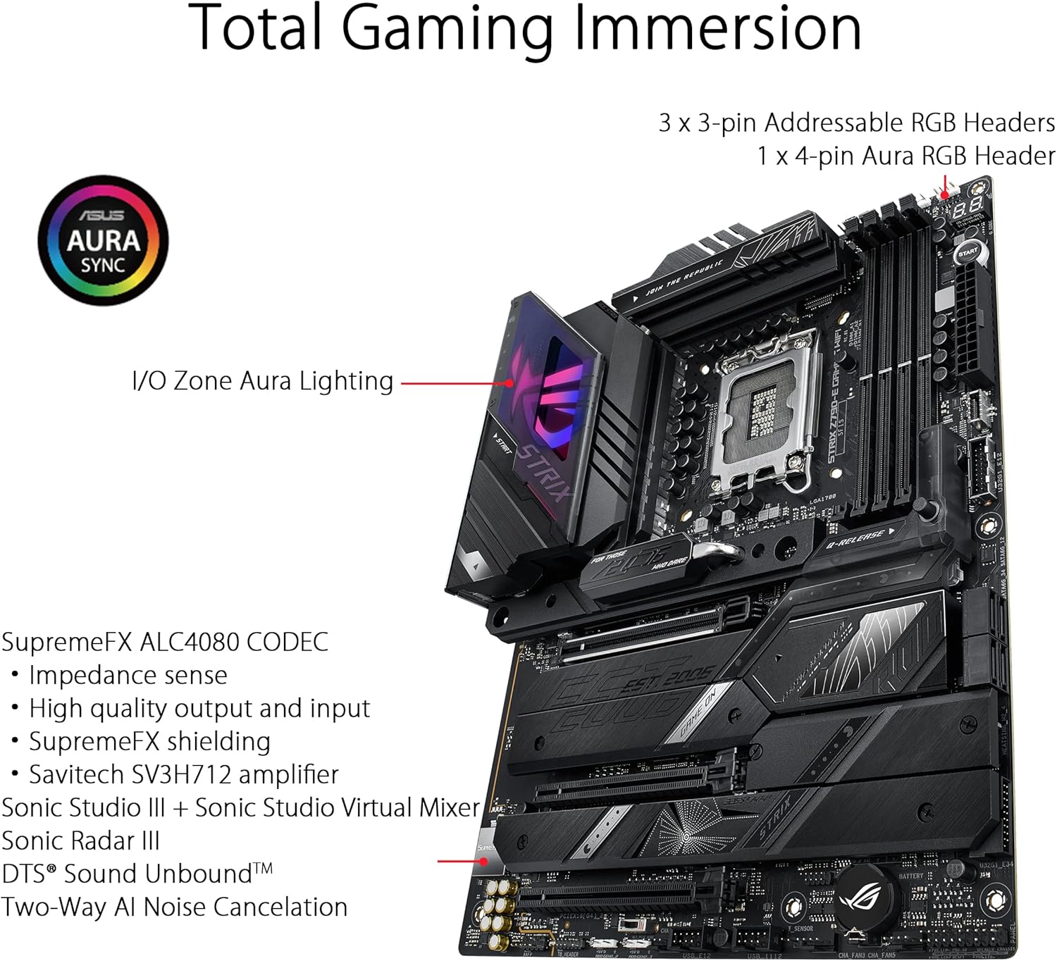 ASUS ROG STRIX Z790-E GAMING W - Intel Cpu Core I9 review and price