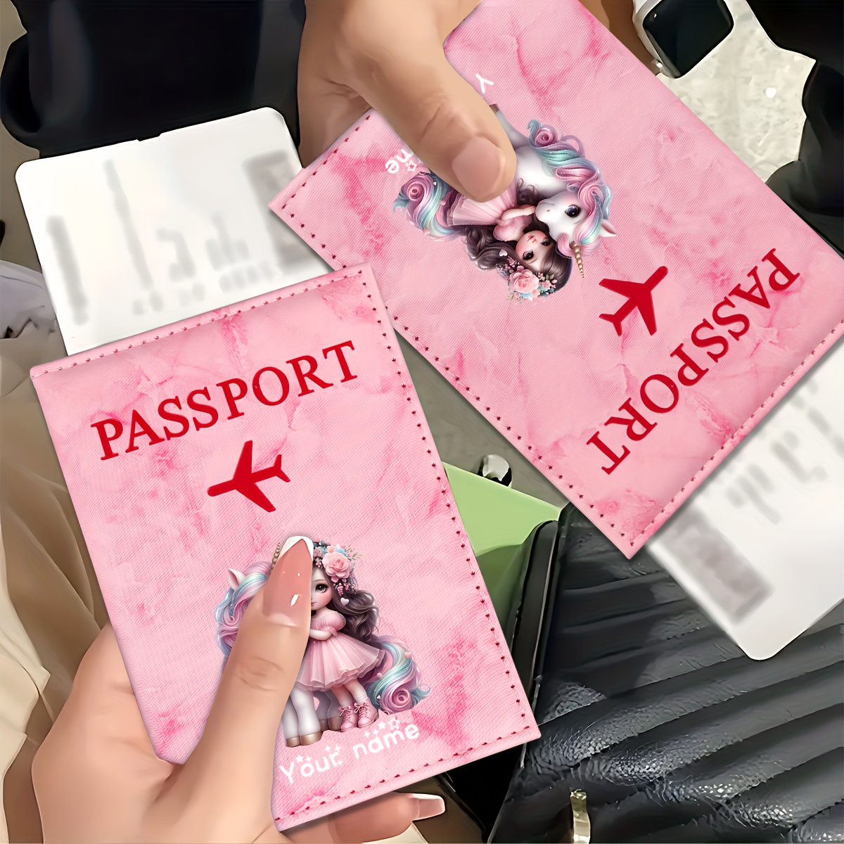 Unicorn Girl Pattern PU Passpo - Tech Accessories Travel review and price