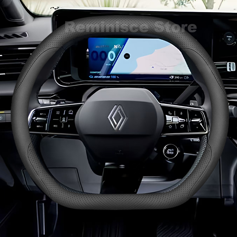 Leather Car Steering Wheel Cov - Tech Accessories Hub review and price