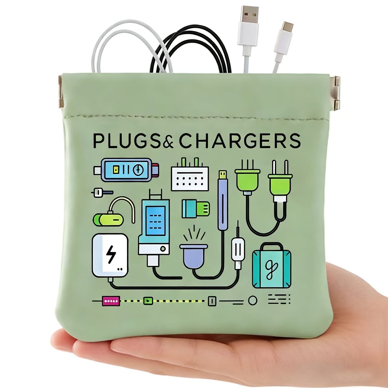Portable Cable Organizer Bag 1 - Tech Accessories Travel review and price