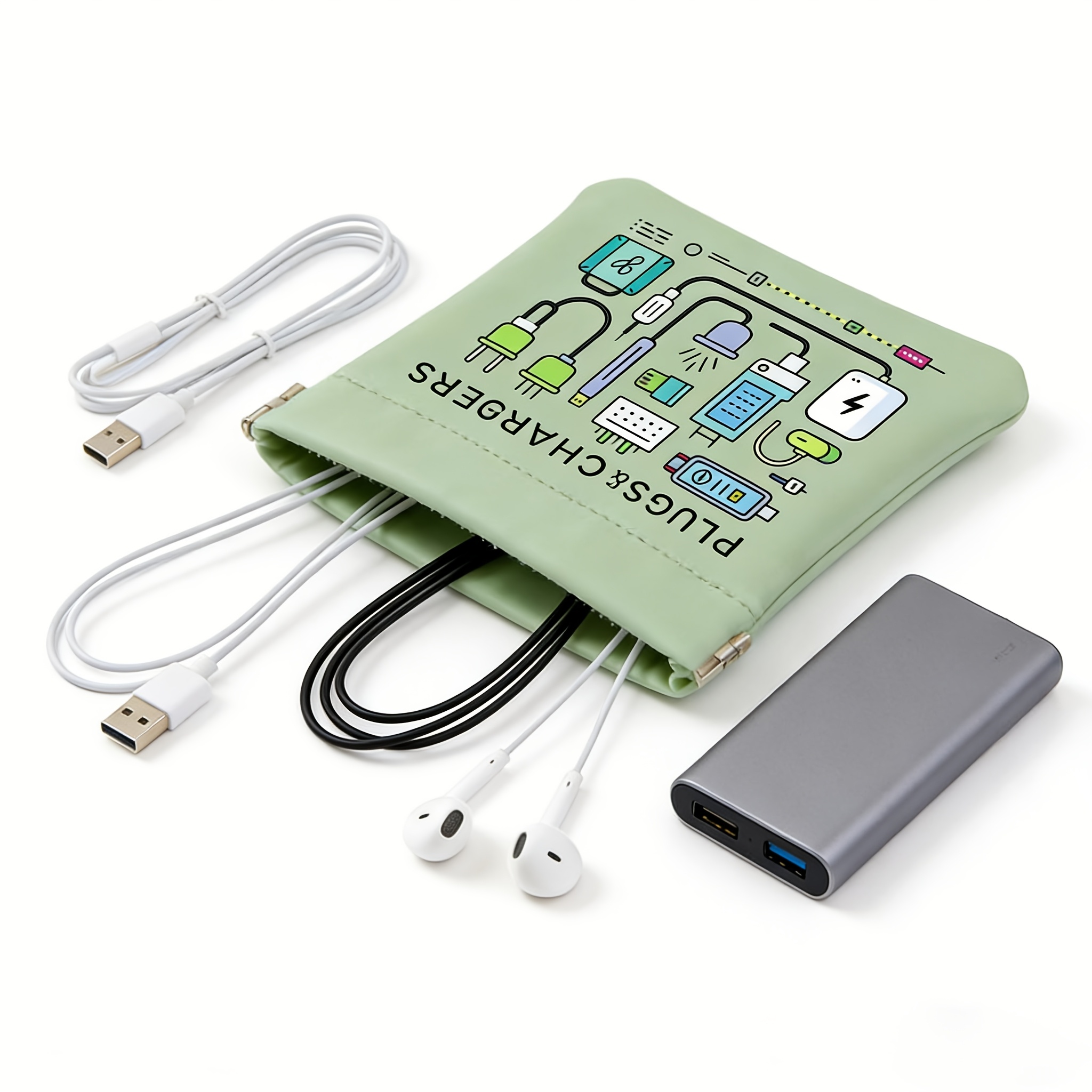 Portable Cable Organizer Bag 1 - Tech Accessories Travel review and price