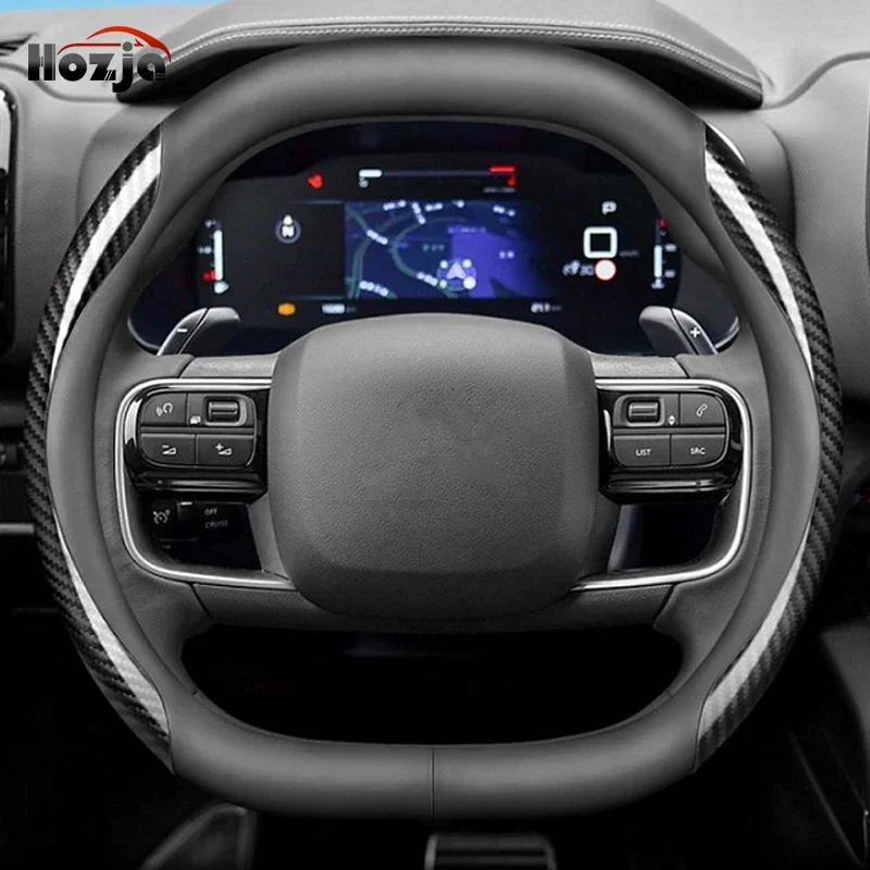 Leather Car Steering Wheel Cov - Tech Accessories Hub review and price