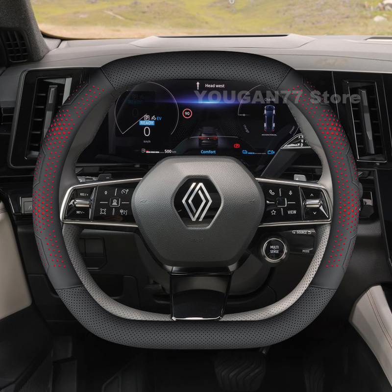 Leather Car Steering Wheel Cov - Tech Accessories Hub review and price