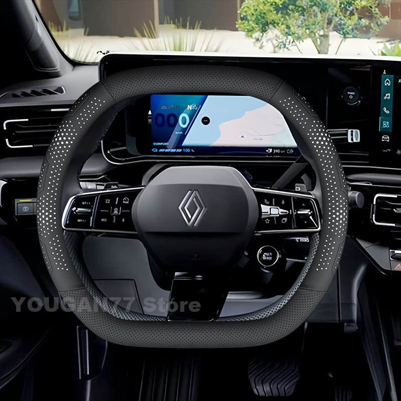 Leather Car Steering Wheel Cov - Tech Accessories Hub review and price