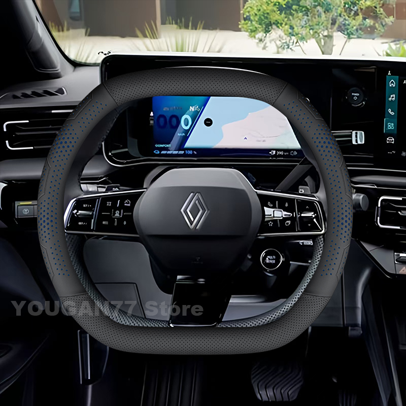 Leather Car Steering Wheel Cov - Tech Accessories Hub review and price