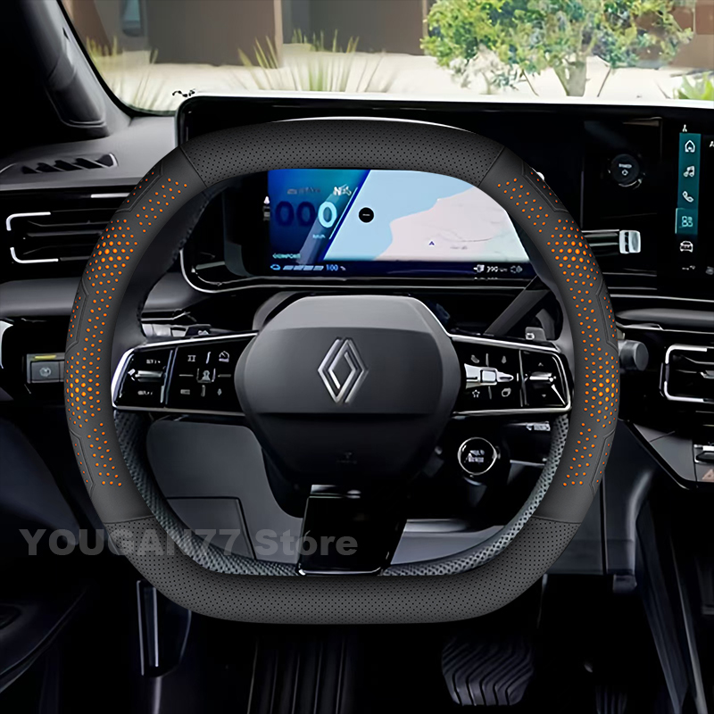 Leather Car Steering Wheel Cov - Tech Accessories Hub review and price