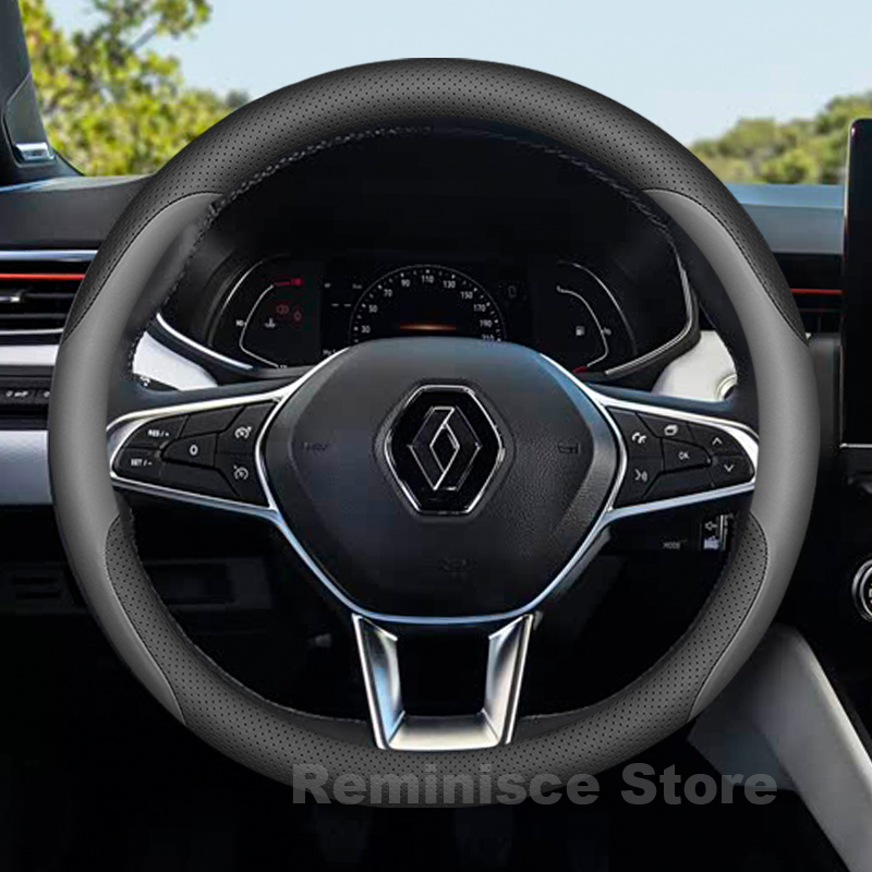 Leather Car Steering Wheel Cov - Tech Accessories Hub review and price