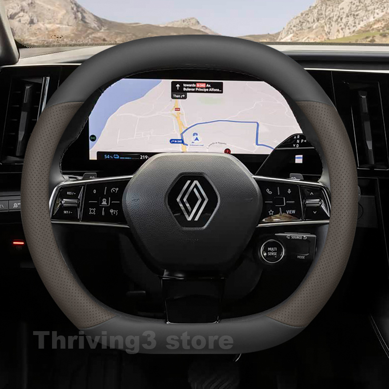 Leather Car Steering Wheel Cov - Tech Accessories Hub review and price