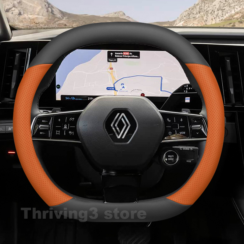 Leather Car Steering Wheel Cov - Tech Accessories Hub review and price