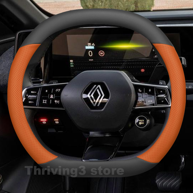 Leather Car Steering Wheel Cov - Tech Accessories Hub review and price