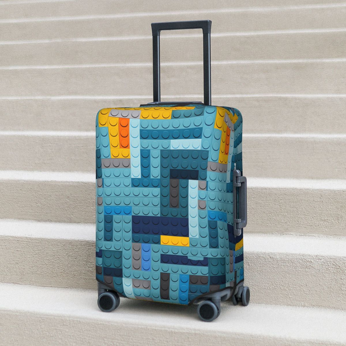 Blue Tech Pixel Building Block - Tech Accessories Travel review and price