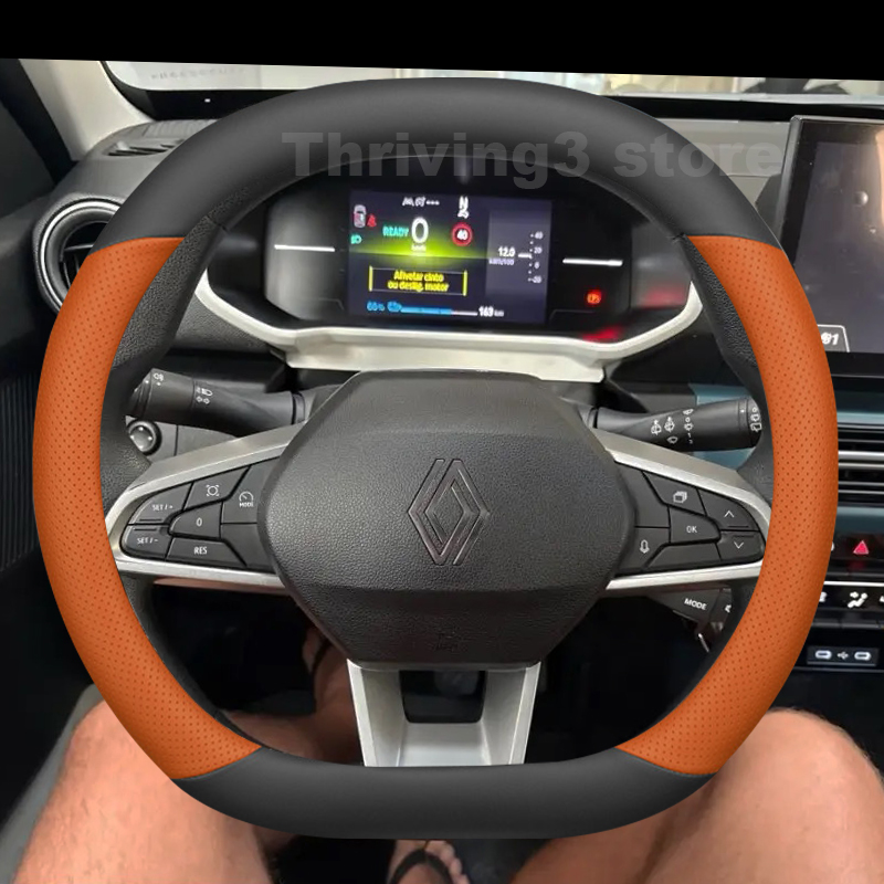 Leather Car Steering Wheel Cov - Tech Accessories Hub review and price